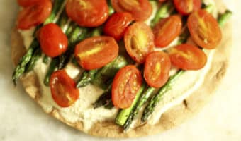 receta de pizza vegana facil